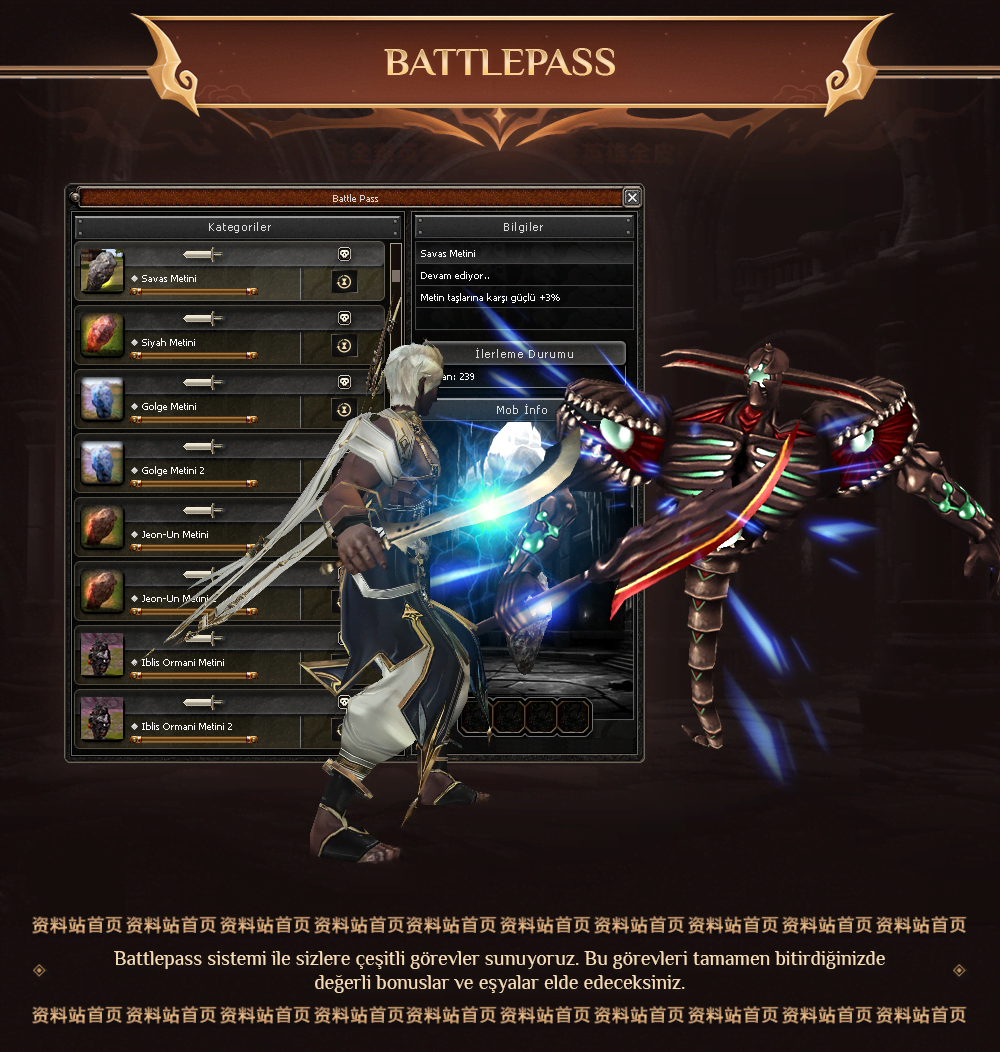 VikingMt2 BattlePass Sistemi - Metin2 PvP Server